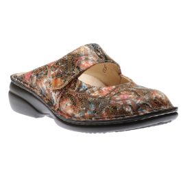 Stanford Multicolour Leather Clog