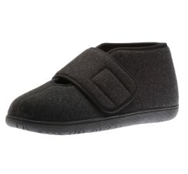 Comfort L2 Black Wool Slipper