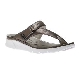 Tokara Platinum Metallic Thong Sandal