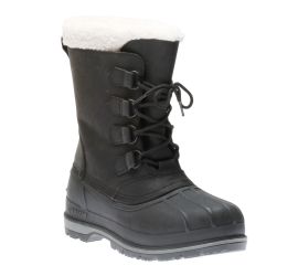 Canada Men's Black Lace-Up Winter Boot