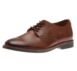 Atticus Lace Mahogany Leather Lace-Up Oxford