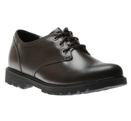 Royalton Black Leather Waterproof Oxford Shoe