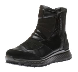 Exostrike Black Leather Water-Resistant Boot