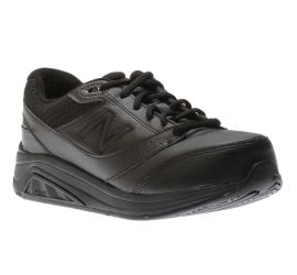 WW928BK3 Black Leather Lace-Up Walking Shoe
