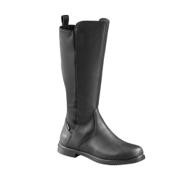 Stratford Black Leather Riding Boot