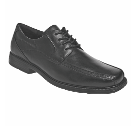 Douglas Black Leather Lace Up Oxford Dress Shoe