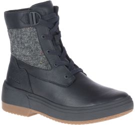 Haven Mid Lace Waterproof Black Boot