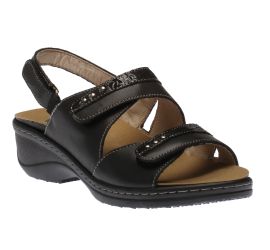 Velcro Sandal Black