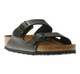 Arizona Soft Footbed Birko-Flor Black Slide Sandal
