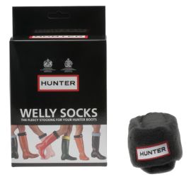 Welly Warmers Black Fleece Tall Boot Socks