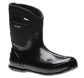 Classic Mid Handles Black Women's Insulated Boot