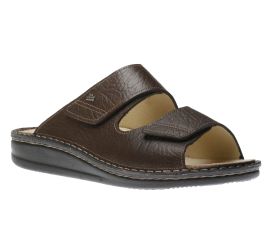 Riad Men's Brown Leather Slide Sandal