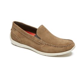 Cullen Venetian Vicuna Brown Suede Slip-On Loafer