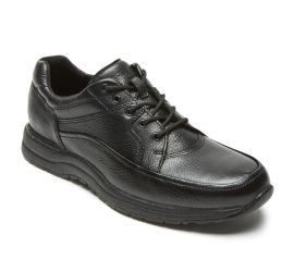 Edge Hill Black Leather Walking Shoe