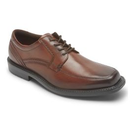 Sherwood Brown Leather Apron Toe Oxford Dress Shoe