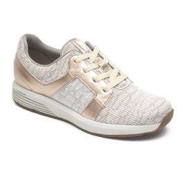 Trustride Rose Gold Classic Lace-Up Sneaker